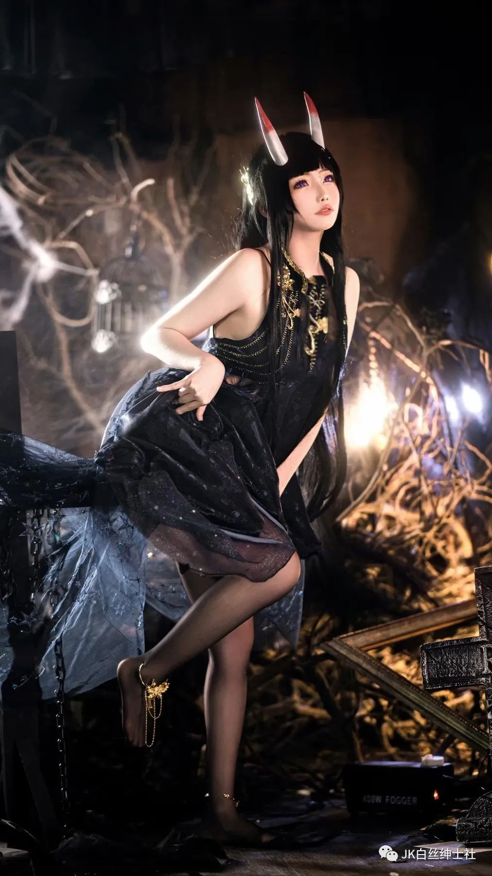 碧蓝航线|cos：碧蓝航线能代夜响的绝园cos正片@樱岛嗷一