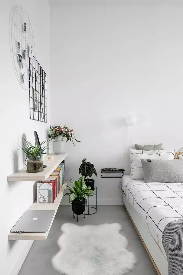 41平黑白灰调一室一厅设计,空间虽小居然不拥挤,真奇怪