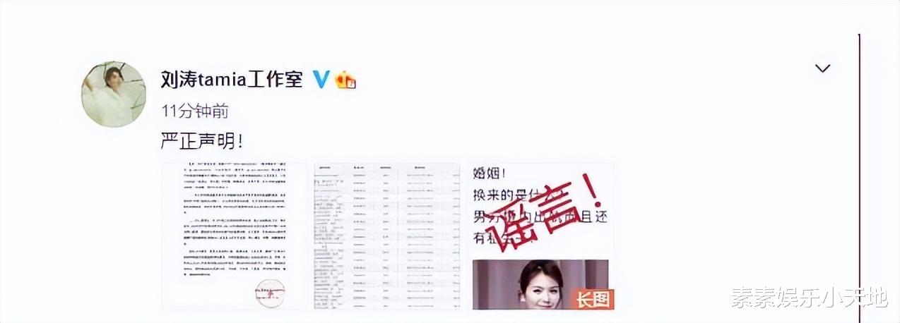 刘涛|刘涛回应离婚传闻：我和爱人相亲相爱，有生之年不负时光