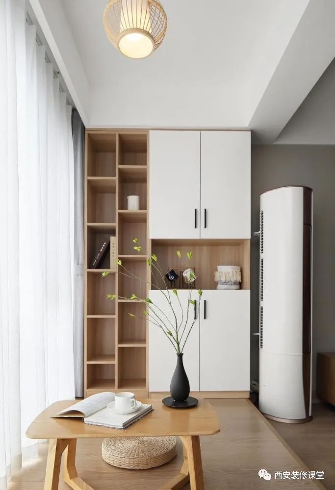 90㎡两室原木风,日式婚房