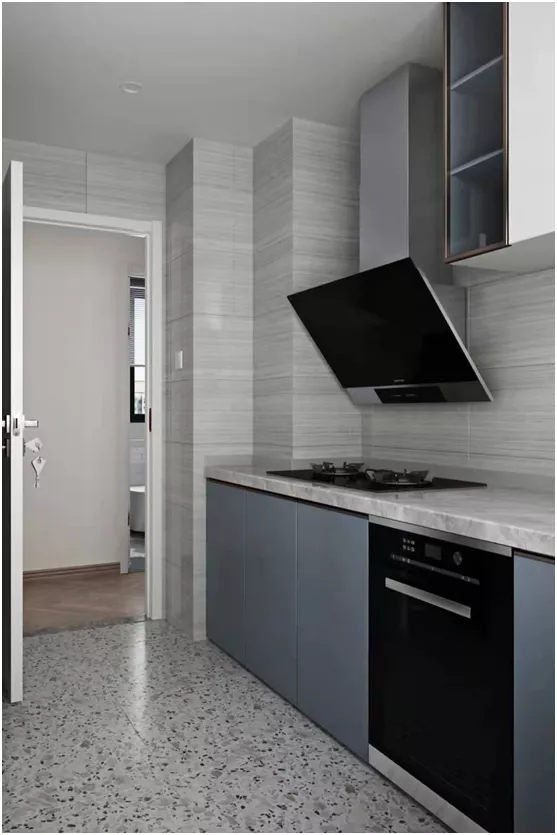 65㎡小户型，客厅、卧室舍弃墙体做隔断，房间通透又高级