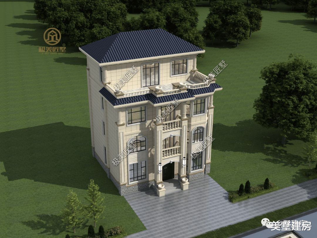 不光好看还耐看的三层半别墅,造型精美大气,人见人爱!