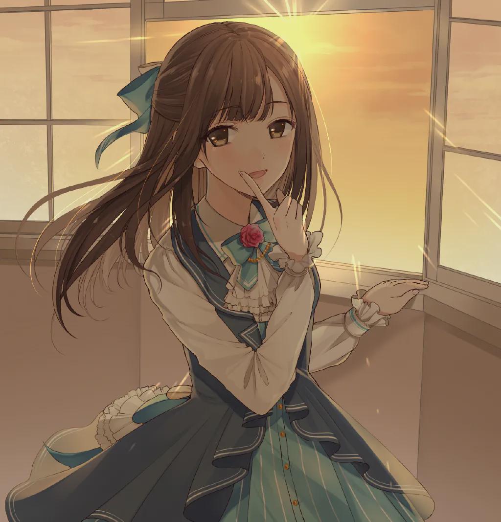 偶像大师 灰姑娘女孩|动漫美图：《偶像大师 灰姑娘女孩》水本紫
