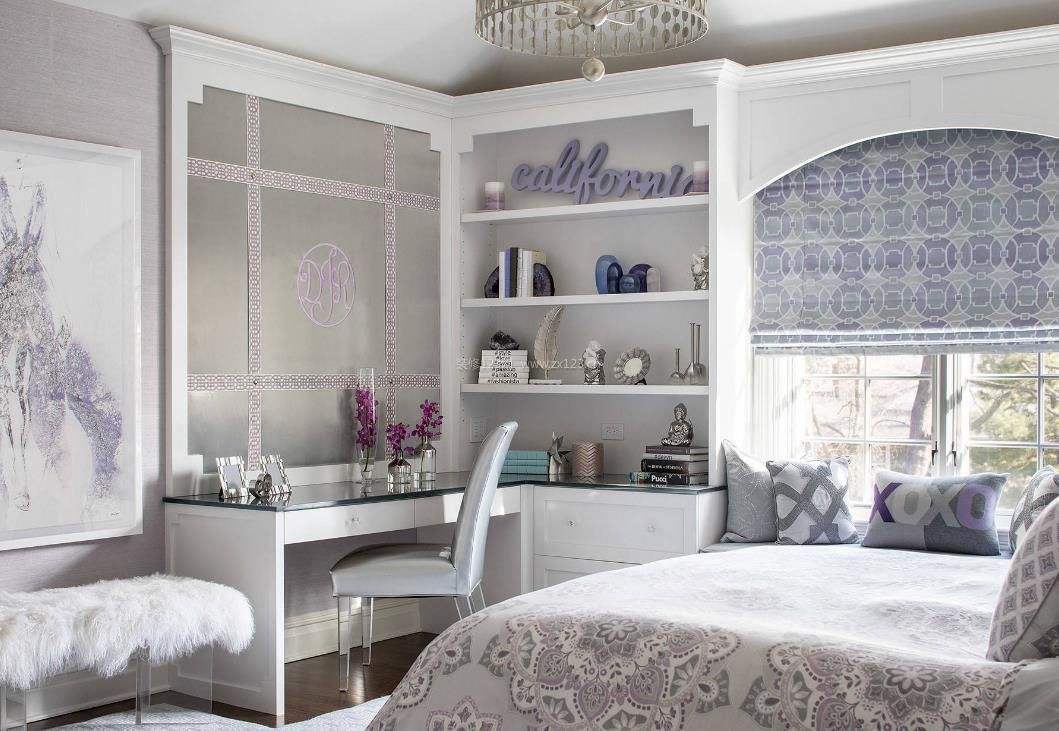 卧室床头除放床头柜,还能设计这10类家具!好看功能多还不占地