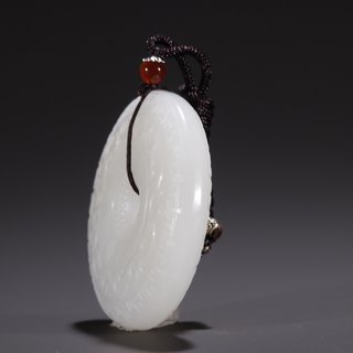 莫西沙|旧藏·和田玉籽料回纹玉环