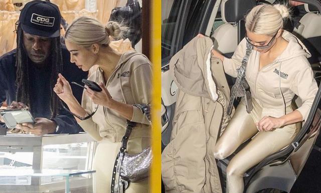 金·卡戴珊|金卡戴珊带男友去伦敦，逛珠宝店豪购！参加女王庆典，面子真大