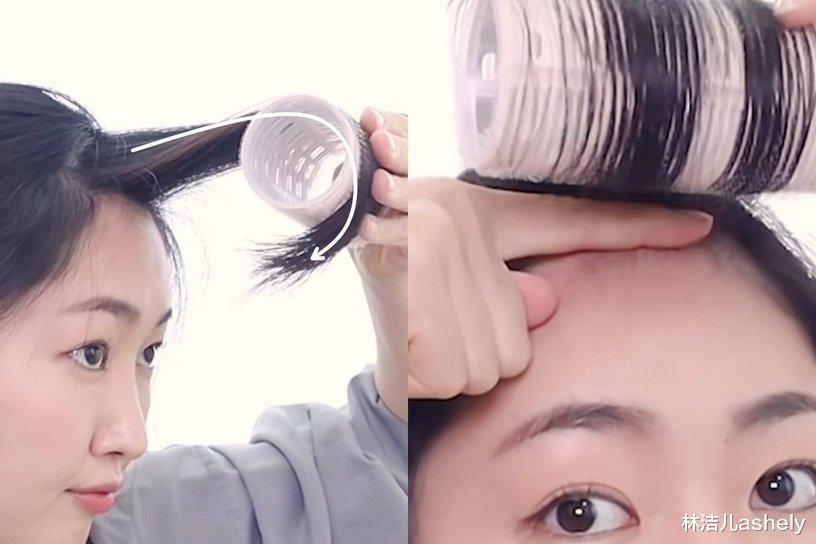 木耳 杨超越这人能处，有变美技巧她真分享，头发蓬松、刘海定型全搞定