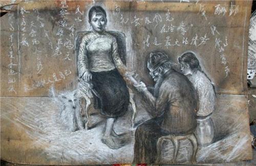 徐荣|江西拾荒老人专注绘画40年，妻子绝望携子离开，专家：画得一般