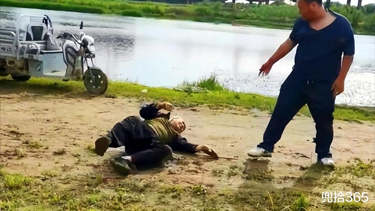 |河北一大爷火了，放地笼还打钓鱼人，直言：地笼违法，盗鱼违法吗