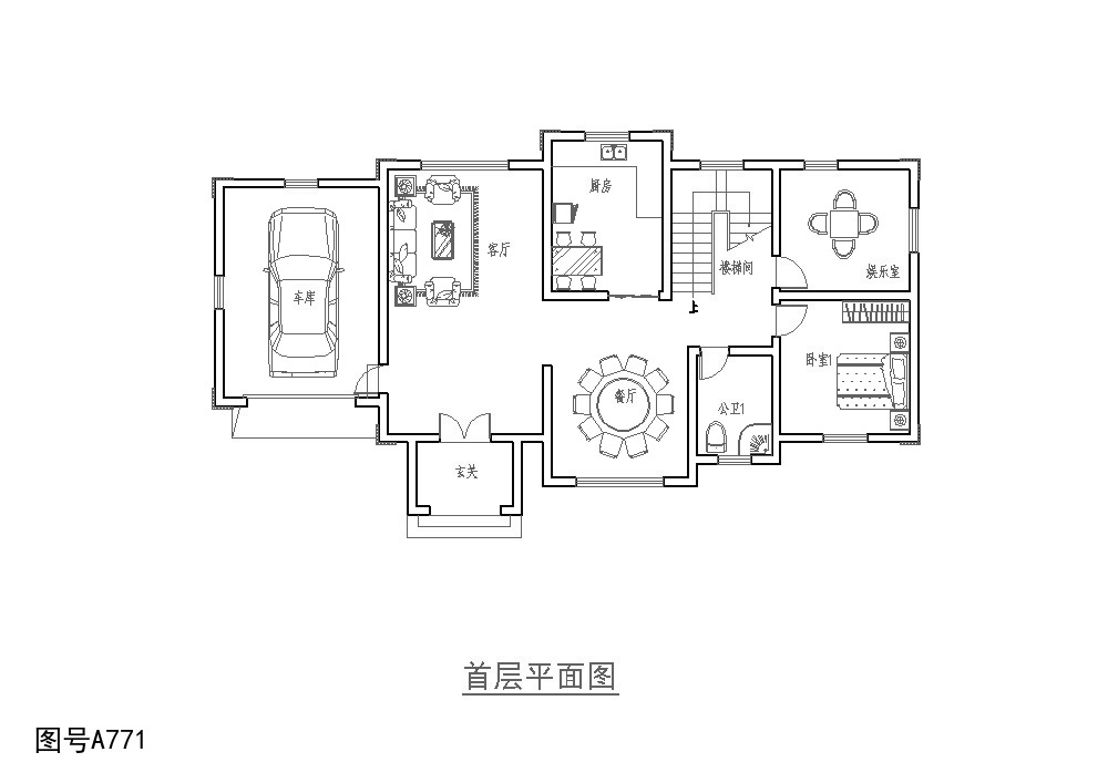 整体建筑上非常简约,没有太多装饰,尽显简欧风范