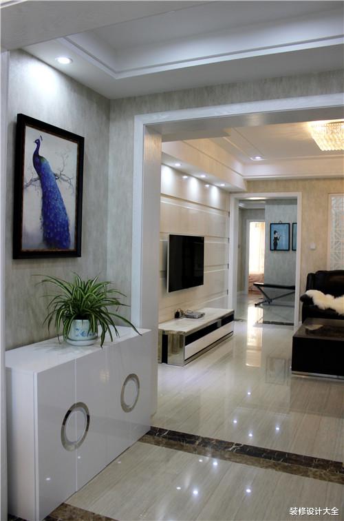 晒晒小姨家的160平新房,没想到一进门就惊艳了,客厅实在漂亮!