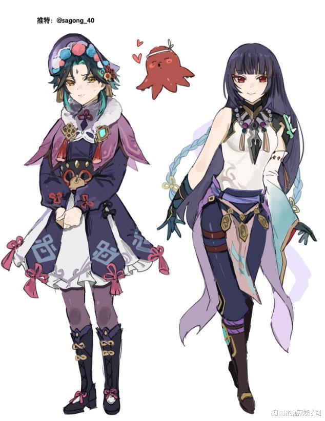 原神|原神：当男女角色换头后，魈宝太可爱，钟离也能拔出奶香一刀？