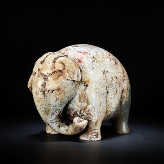 和田玉籽料|汉 和田玉籽料 青玉 玉象