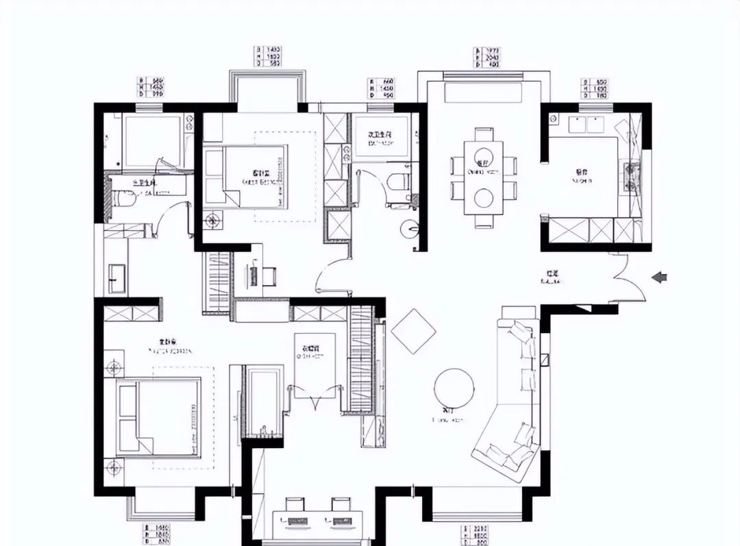 晒晒她家97平轻奢风,全屋充满生活气息,光一个客厅就人见人夸