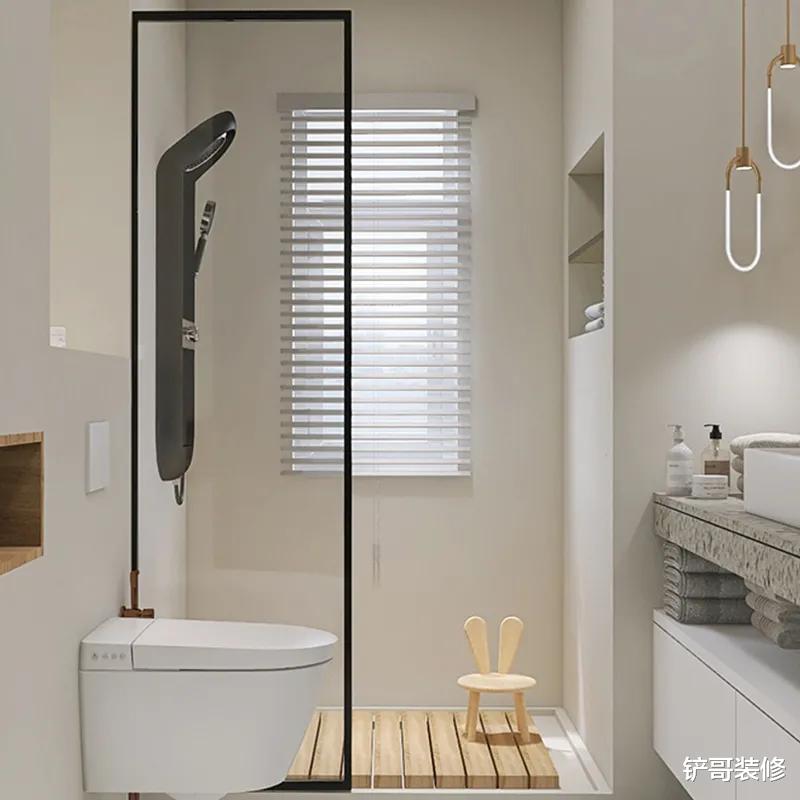 越来越多人卫生间不装淋浴房!学有钱人这么设计,高级又实用