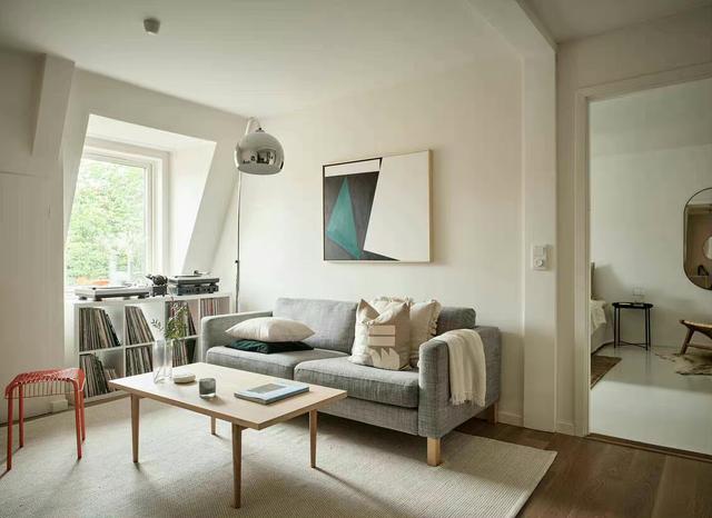 清新又接地气的小户型,米色调年轻有活力,平凡的家具搭出不俗感