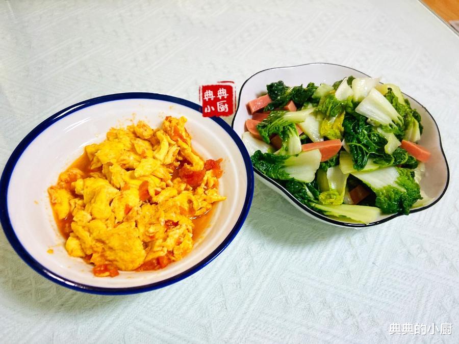简单的饭菜，搭配好孩子吃着也开心，点赞