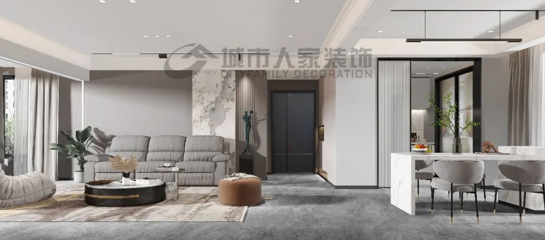 设计效果|纯粹安然的极简空间,素雅治愈