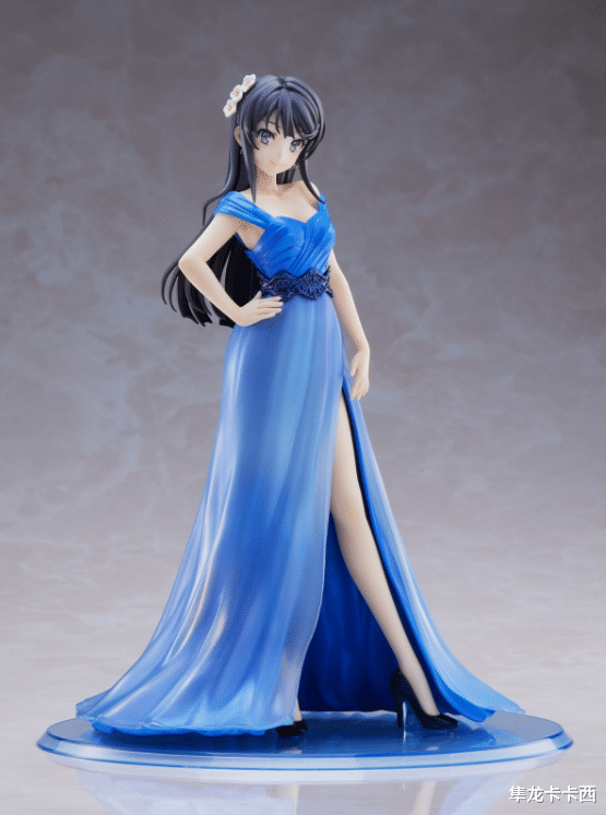 凯多|兔女郎学姐樱岛麻衣换色婚纱手办图 结婚装变纯欲系蓝色华美礼服