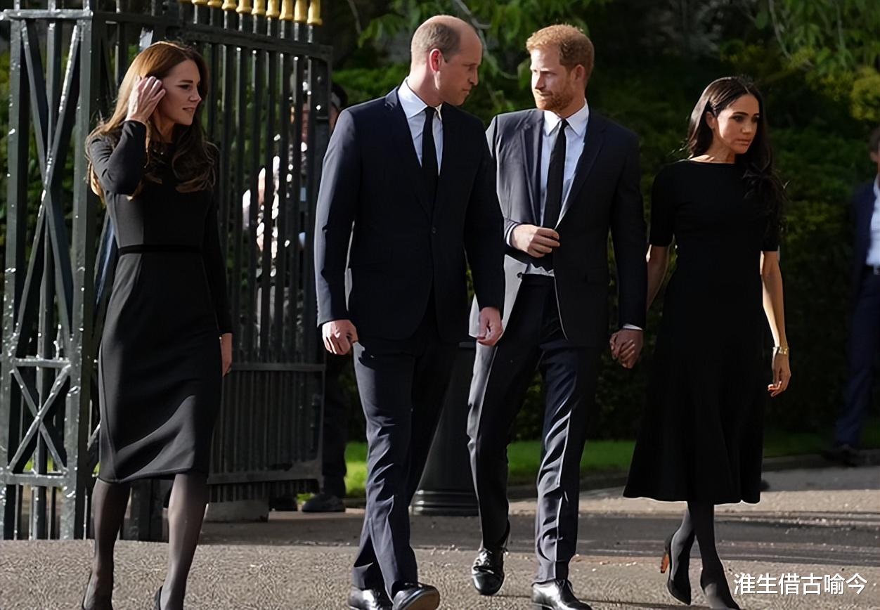 戴安娜|96岁英女王去世，凯特和梅根两个妯娌同框，凯特继承戴安娜的头衔