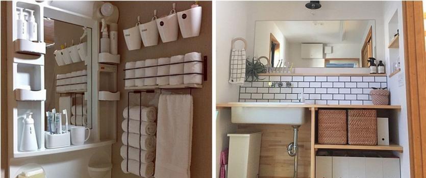 不得不说，日本洗面所设计还是值得学习的，方方面面都考虑周全！