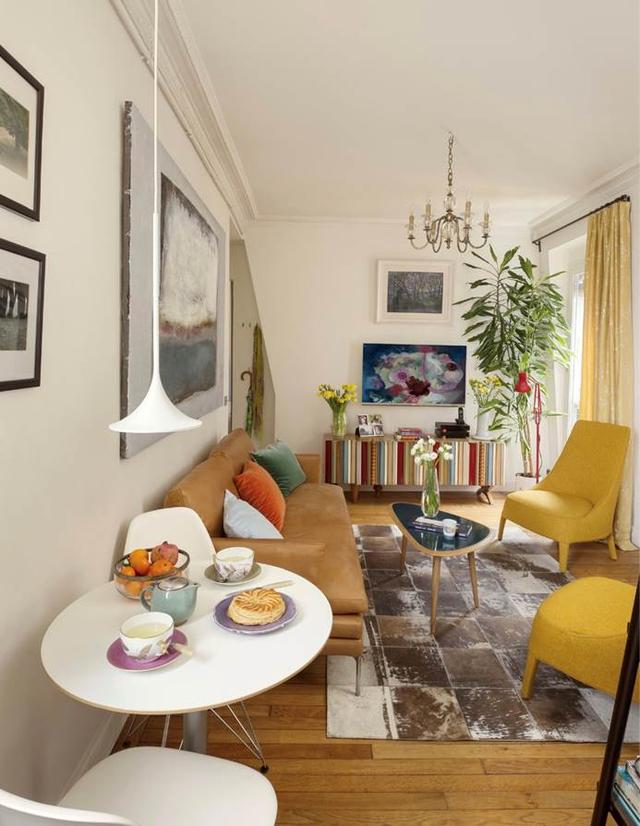 一家住两室不拥挤,40平两室看着还不小,舒适充满艺术性,厉害了