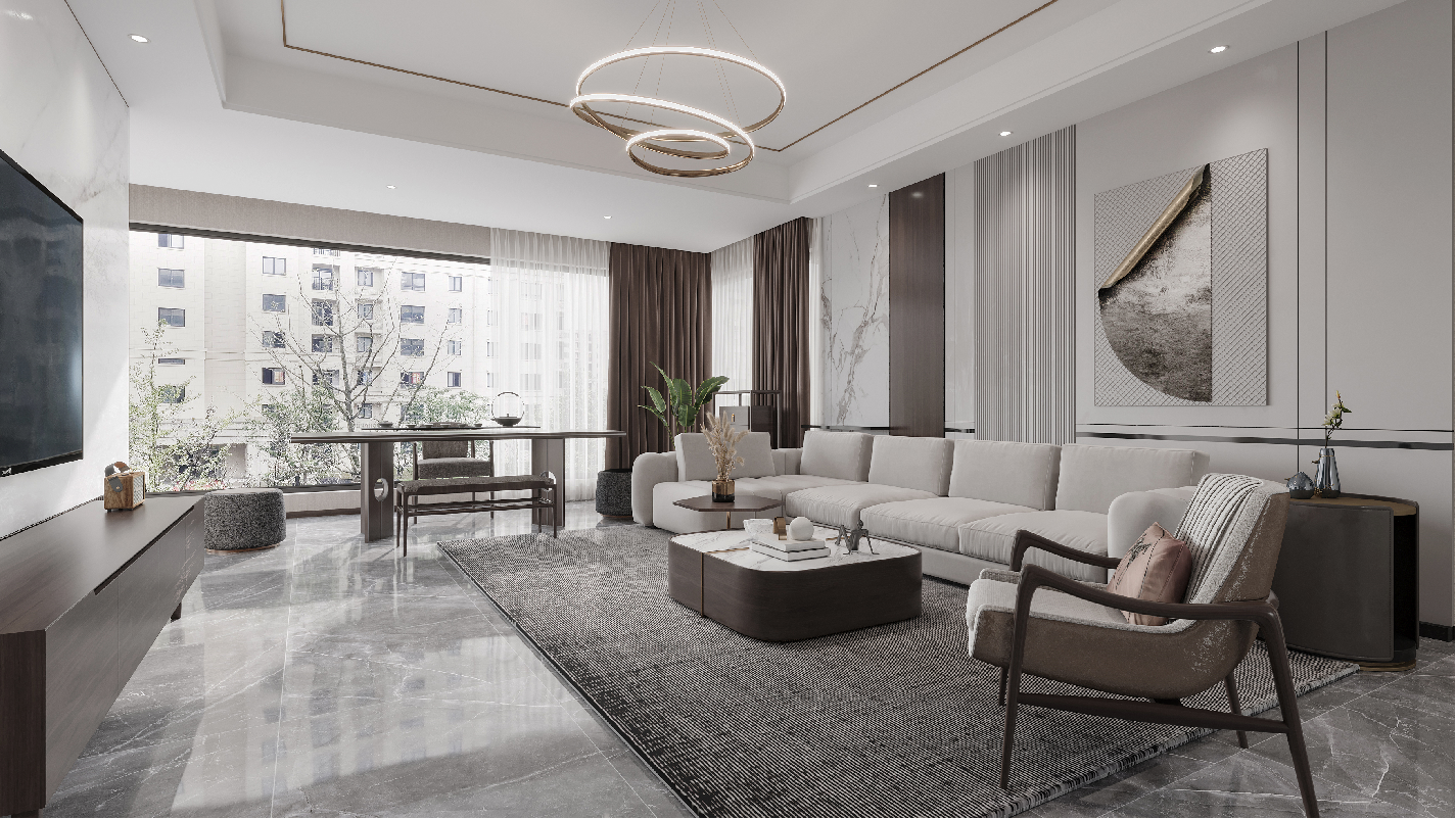 古韵诗意，朴素禅静  | 200㎡新中式