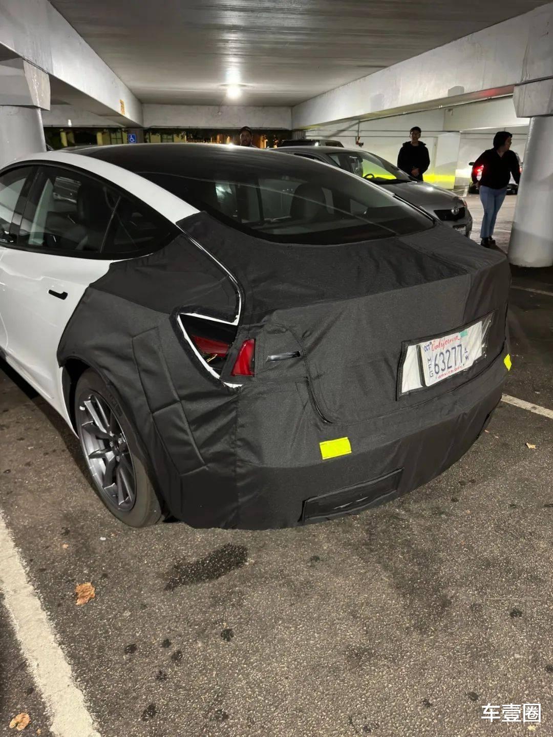 新款Model 3曝光:前后包围将有变化,或明年三季度国产
