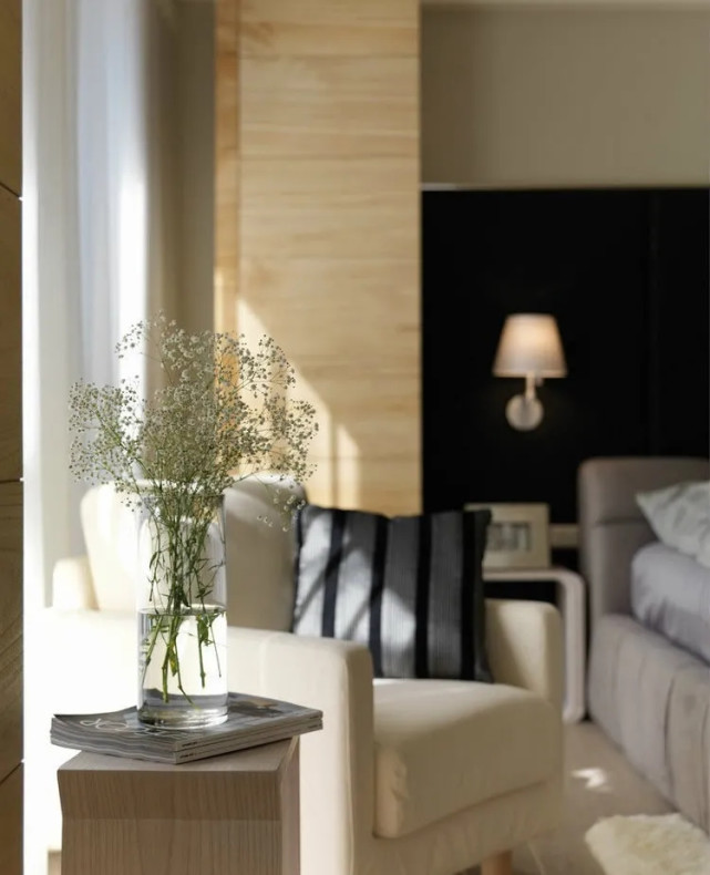 106平现代风四居室，客厅大到离谱