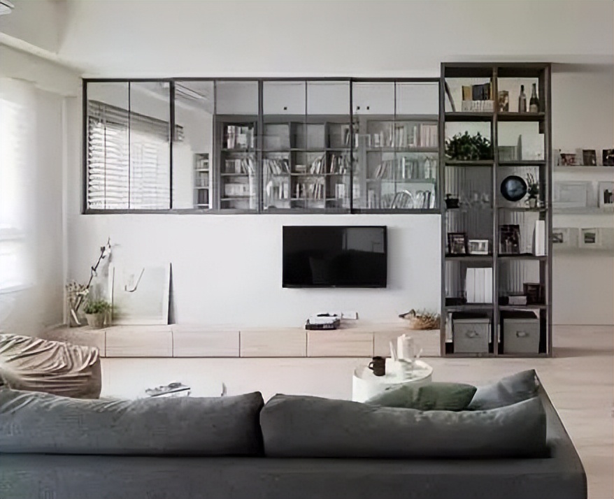 别再用落伍的大白墙了!设计师都在用半墙设计,符合中国人的审美