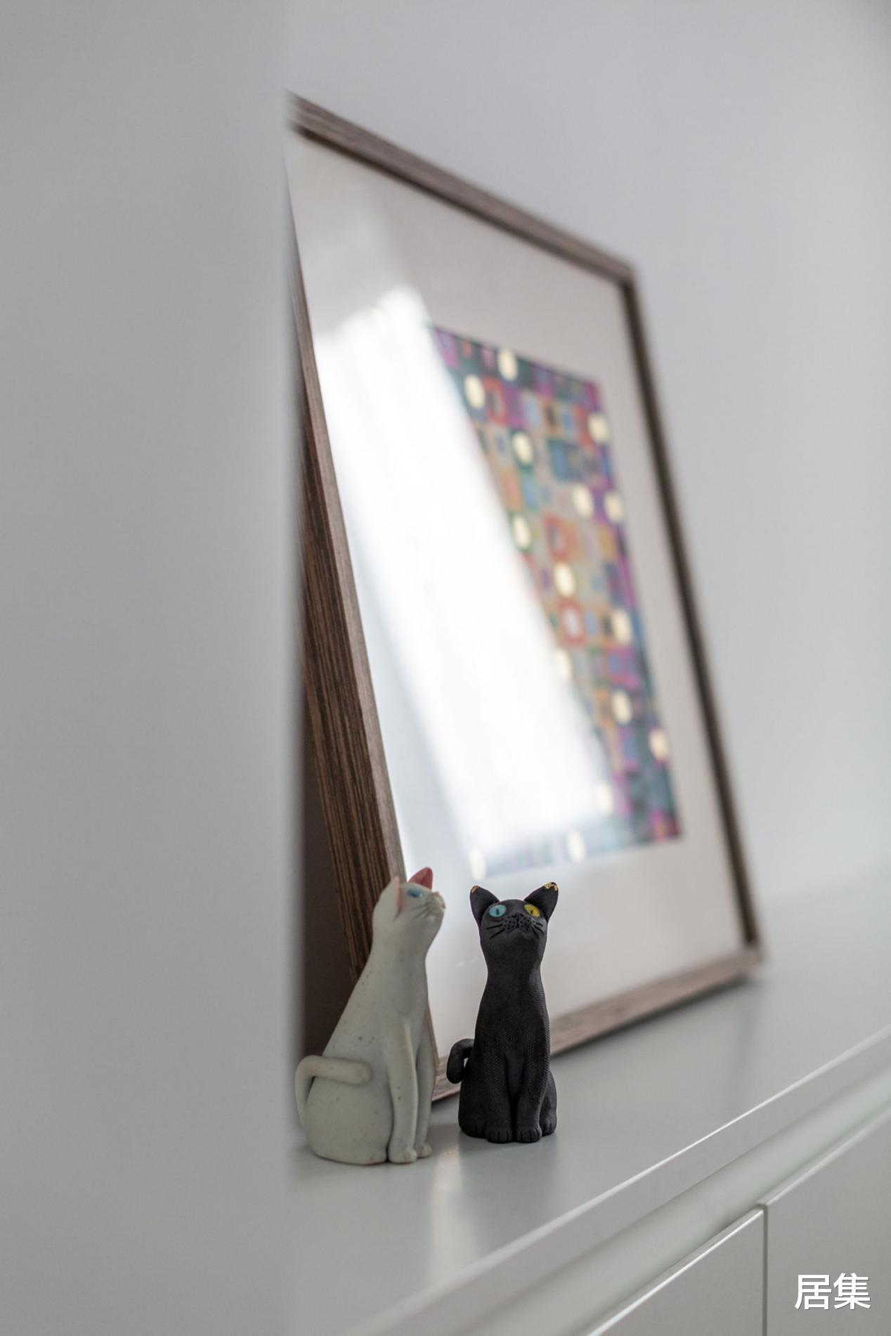 卧室|上海110㎡奇葩户型大变身,打造极简扇形餐厅和温柔北欧风卧室