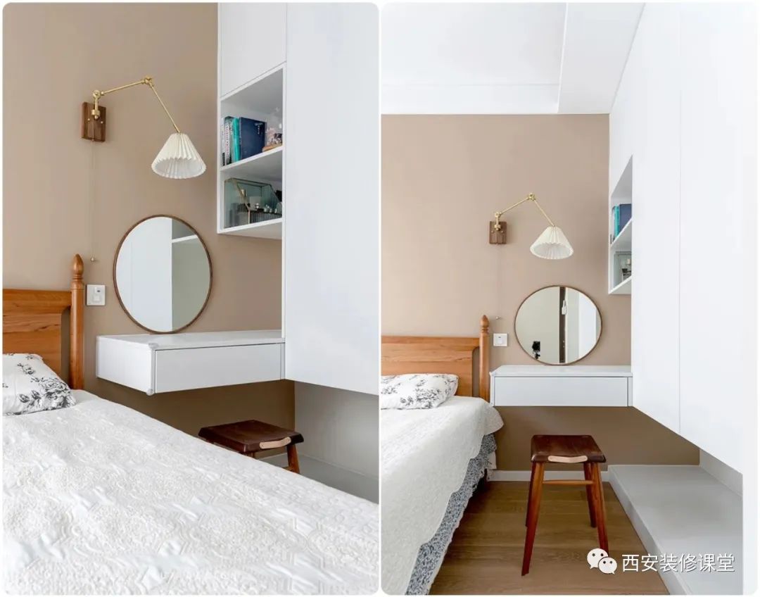 90㎡小三室刚需,复古简洁家