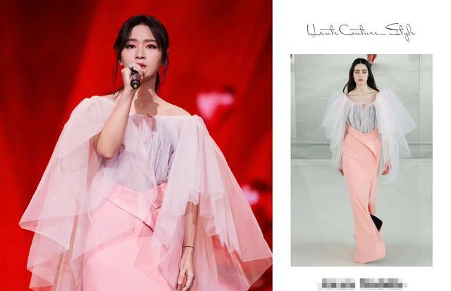 周笔畅|声生不息：周笔畅选曲审美高，原唱发文感谢，芭比粉高定礼服抢戏