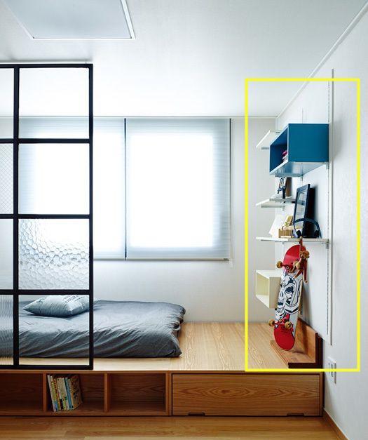 第二次装修，我才明白床尾留出50公分，装成这4种，比柜子还好用