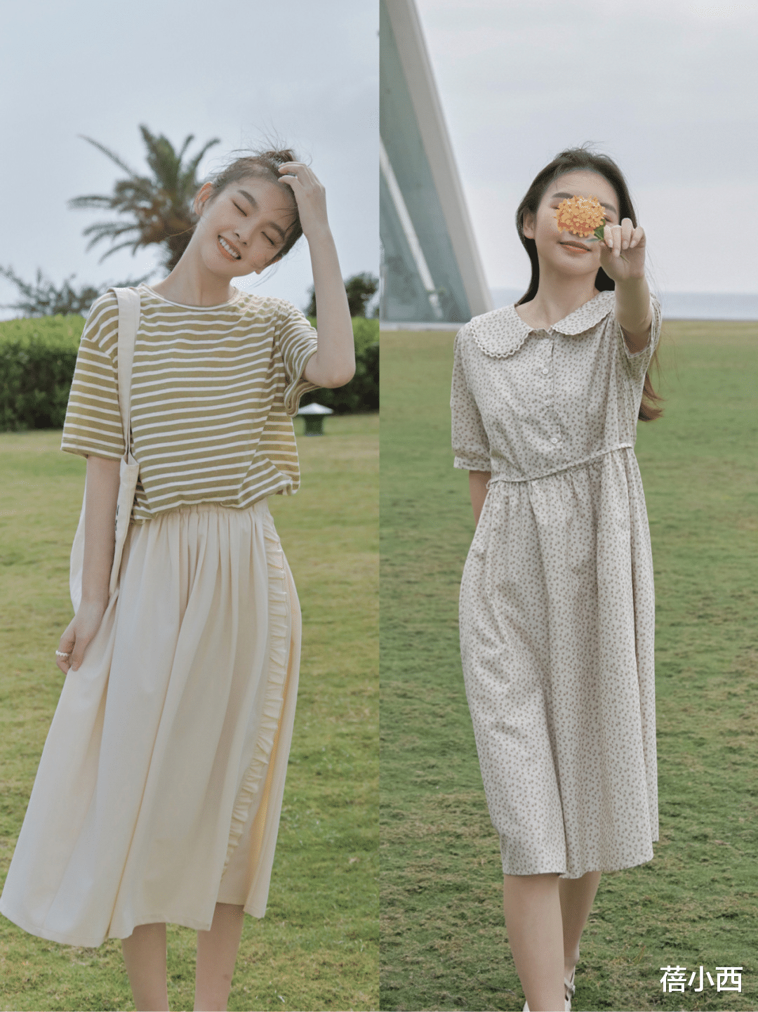 夏天穿裙子太单调？试试这4种搭配思路，温柔又大方，时髦又优雅