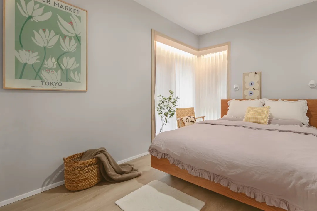 83㎡精细化改造,只挪一面墙,低成本打造一家四口的幸福温馨小家