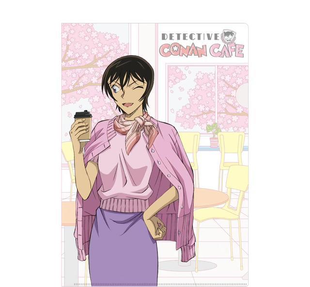 娱乐圈|名侦探柯南2022年咖啡店，警视厅相关，全员穿樱花色服装，太粉嫩