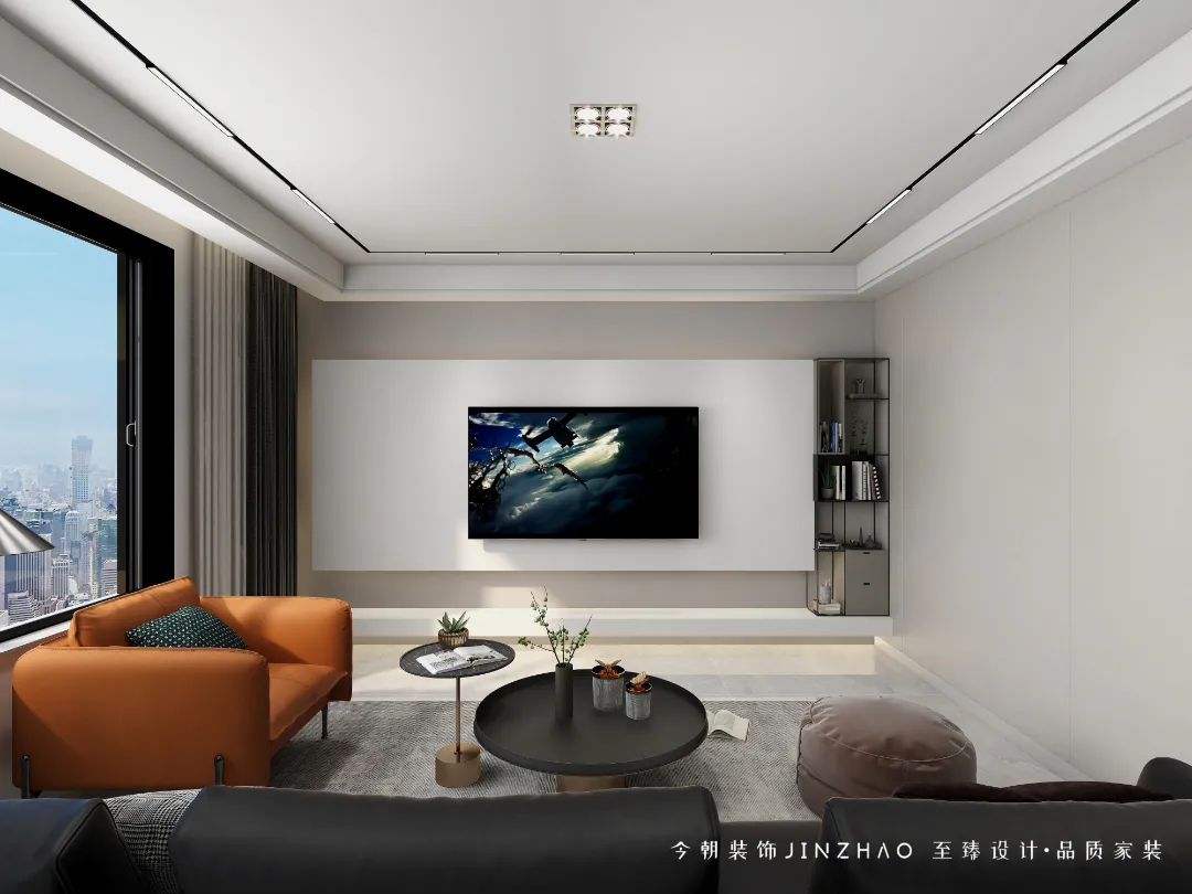 燕港御灏府145㎡现代极简,让家回归简单纯粹