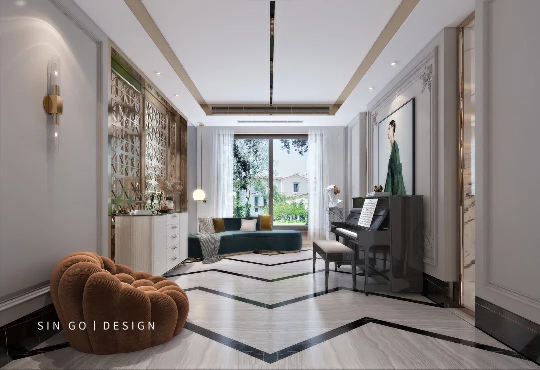 蕴含传统的500平别墅设计 星杰设计师四水归堂理念解析