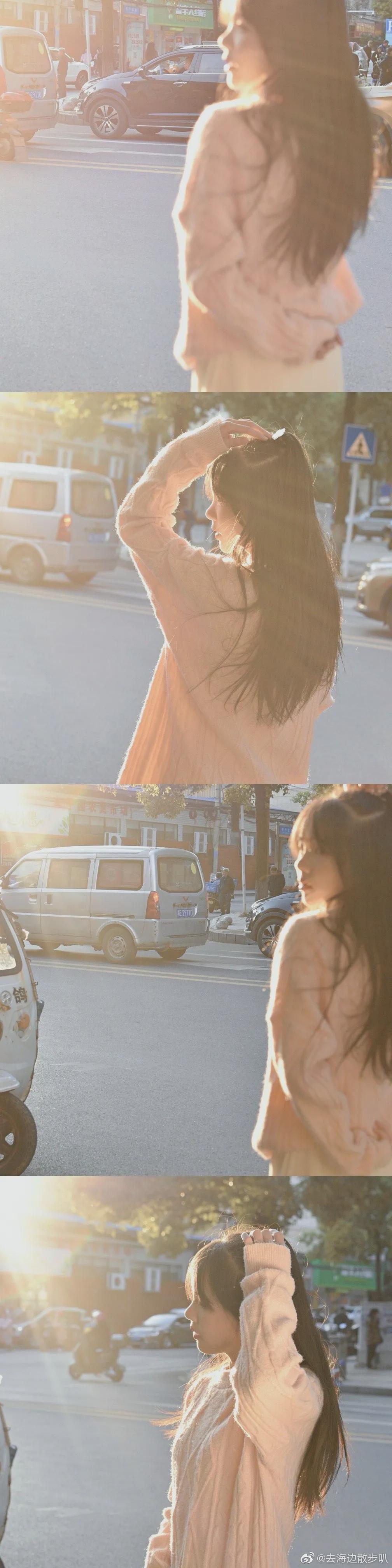 赵丽颖|邵阳约拍：可以再浪漫一点嘛 见面 牵手 黄昏 还有晚风