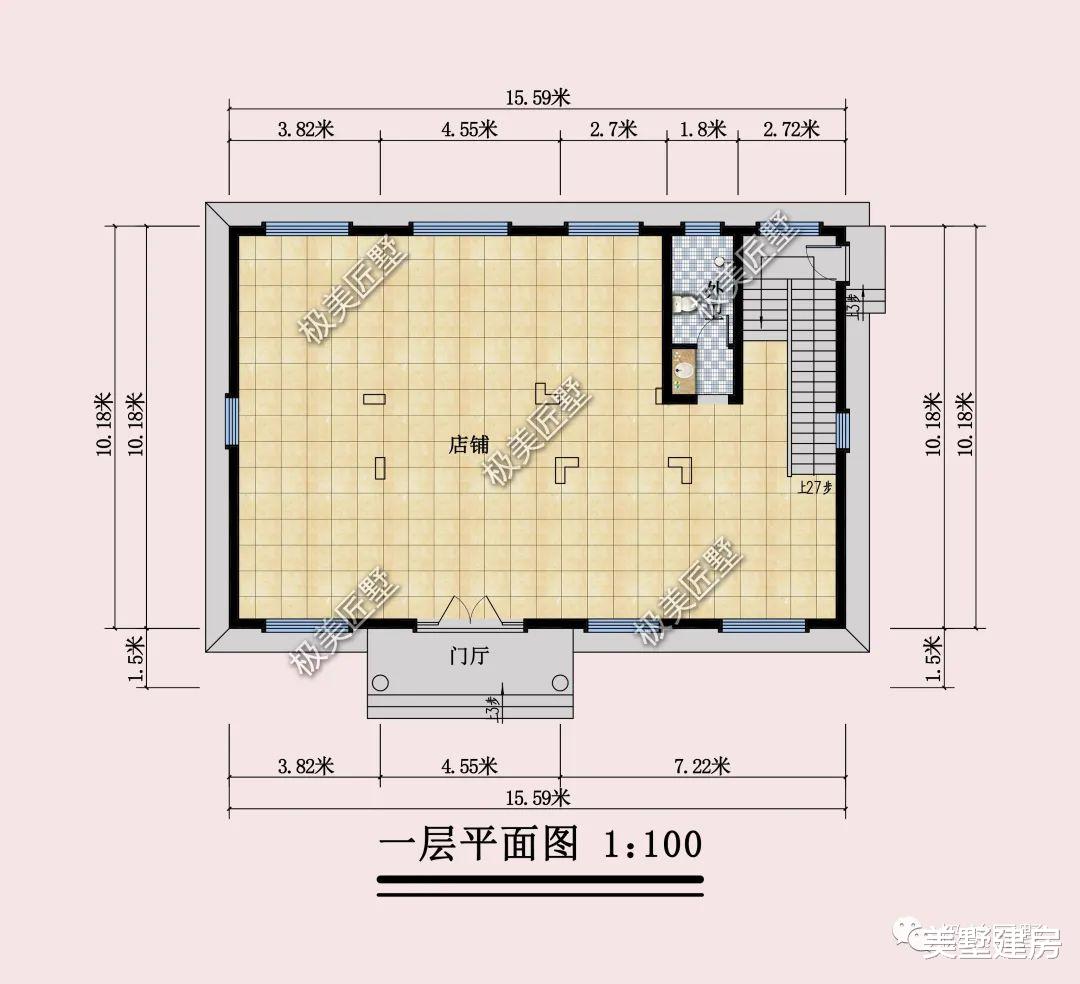 三层带店铺的精致欧式别墅,是您喜欢的户型吗?