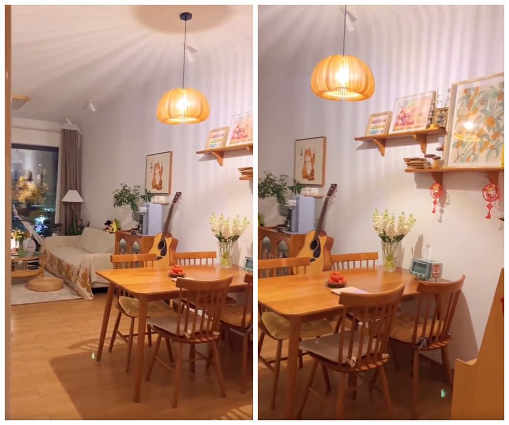 她的家装修成“杂货铺”风,东西虽多却乱中有序,网友:太喜欢啦