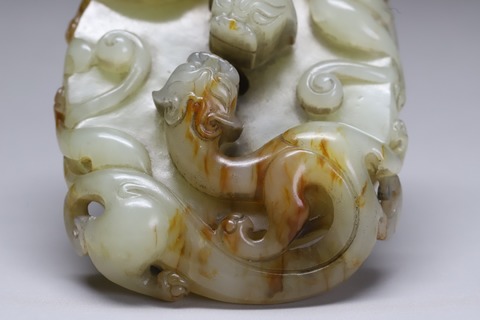 和田玉籽料|和田玉籽料“螭龙玉珮”