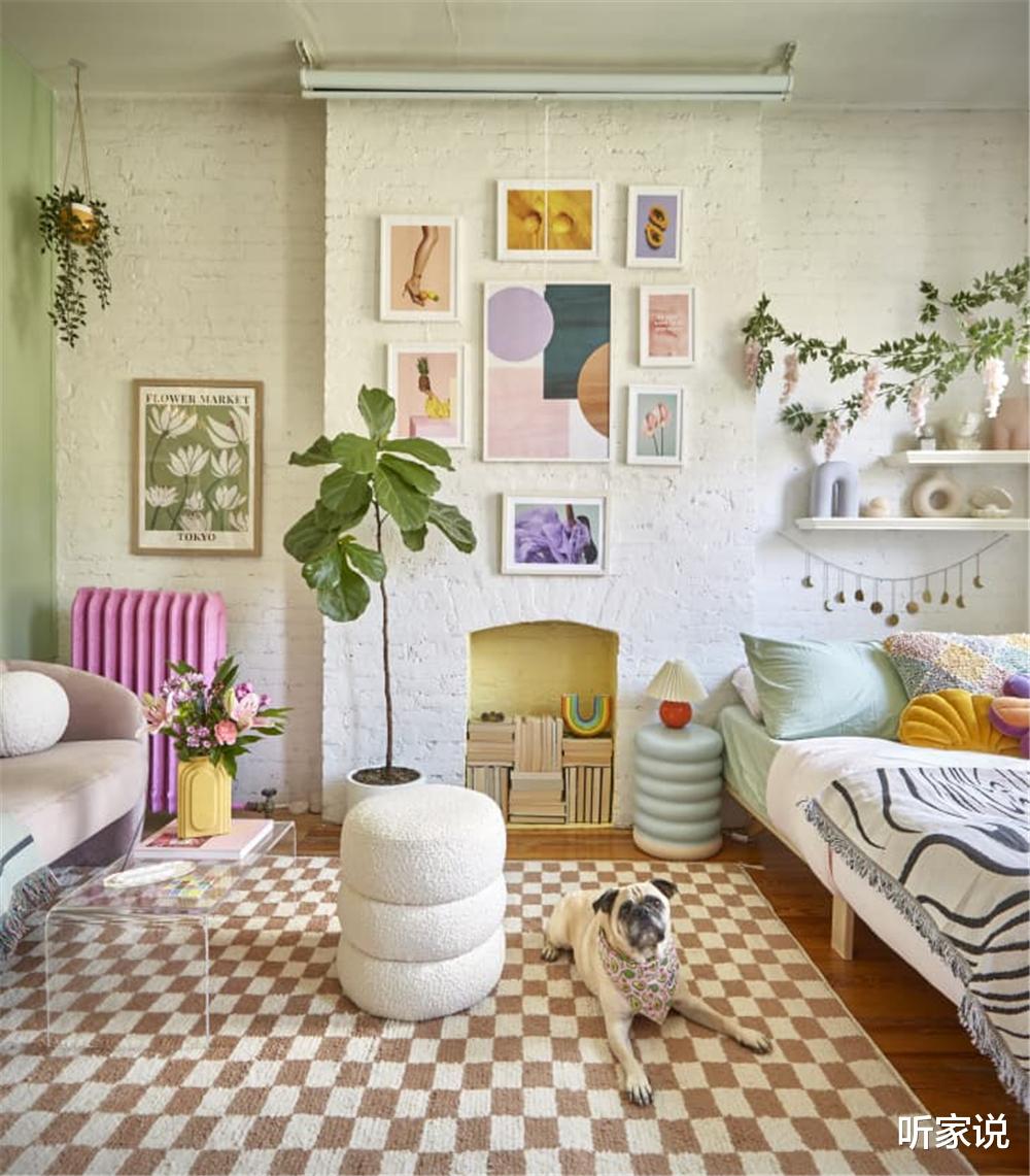 29岁姑娘在41㎡小家住两年,悉心布置,“打扮”成少女风温暖蜗居