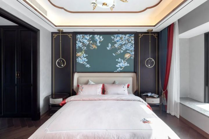 【大咖设计】189平禅意新中式装修案例 中西双厨设计+独立衣帽间