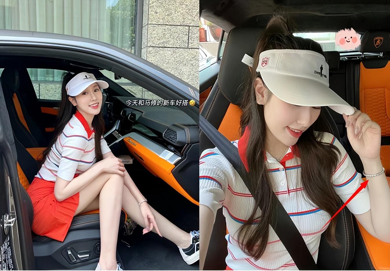 陈佩斯|陈佩斯25岁外甥女打高尔夫!穿红裙耀眼夺目,产后恢复良好气质佳