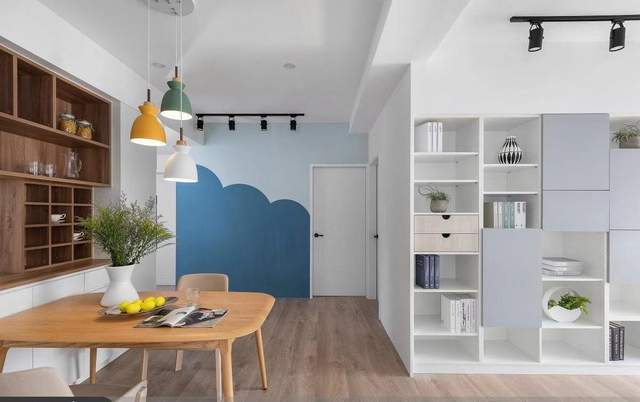 65平北欧风一居室十分简约,让空间延展更大的空间