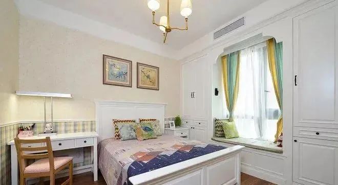 120平新房,头一次见玄关这么装,客厅漂亮极了,卧室飘窗更实用