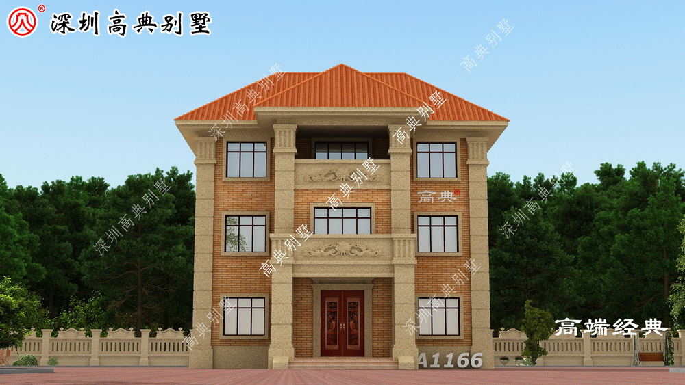 农村自建别墅设计图纸,高清效果图集,总有一个是为你准备的