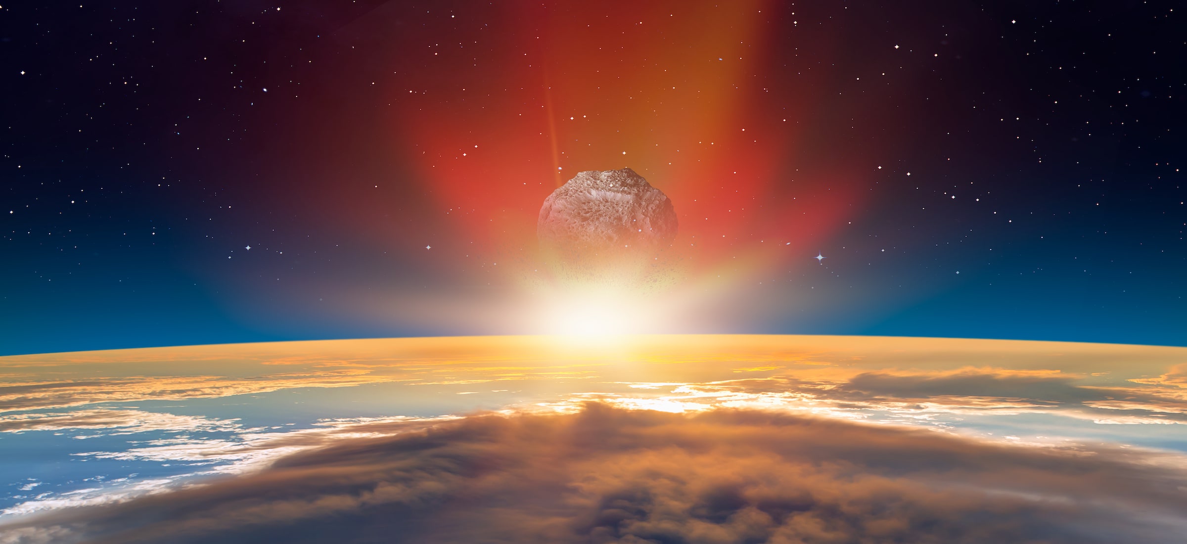 美国发现直径1km小行星,或将撞击地球,能否在空中将其击碎?